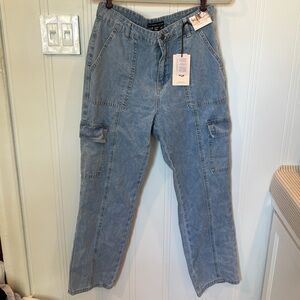Sincerely Jules cargo jeans size medium NWT size 28